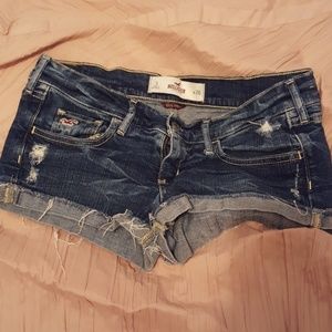 Hollister jean shorts